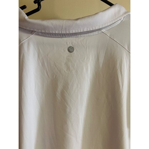 Livi Active White Zip-Up Short Sleeve Athletic Top Size 26/28 - Picture 6 of 6